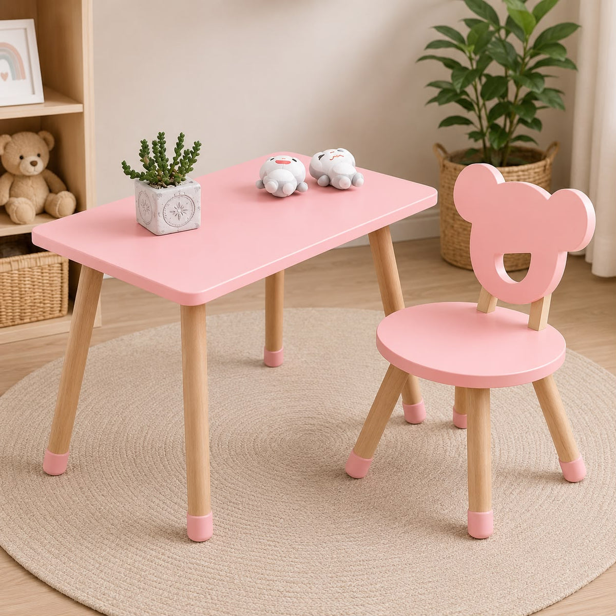 Conjunto evolutivo, mesa infantil + 1 silla