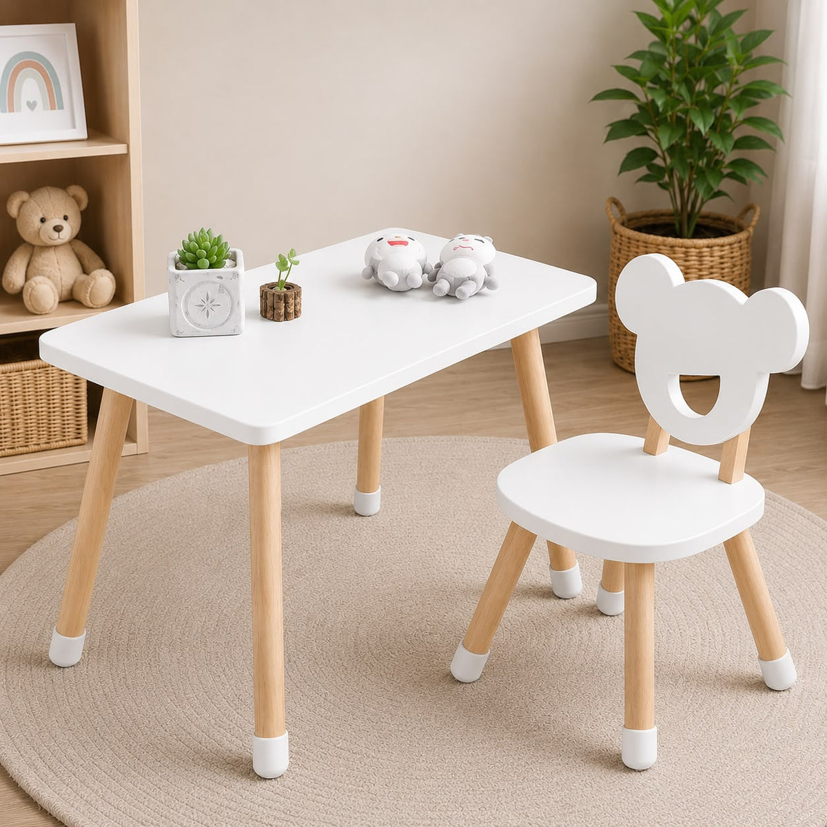 Conjunto evolutivo, mesa infantil + 1 silla
